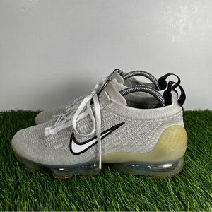 Nike Air Vapor Max 2021 FK Womens 8.5 / Youth 7 Shoes Gray Athletic Sneakers